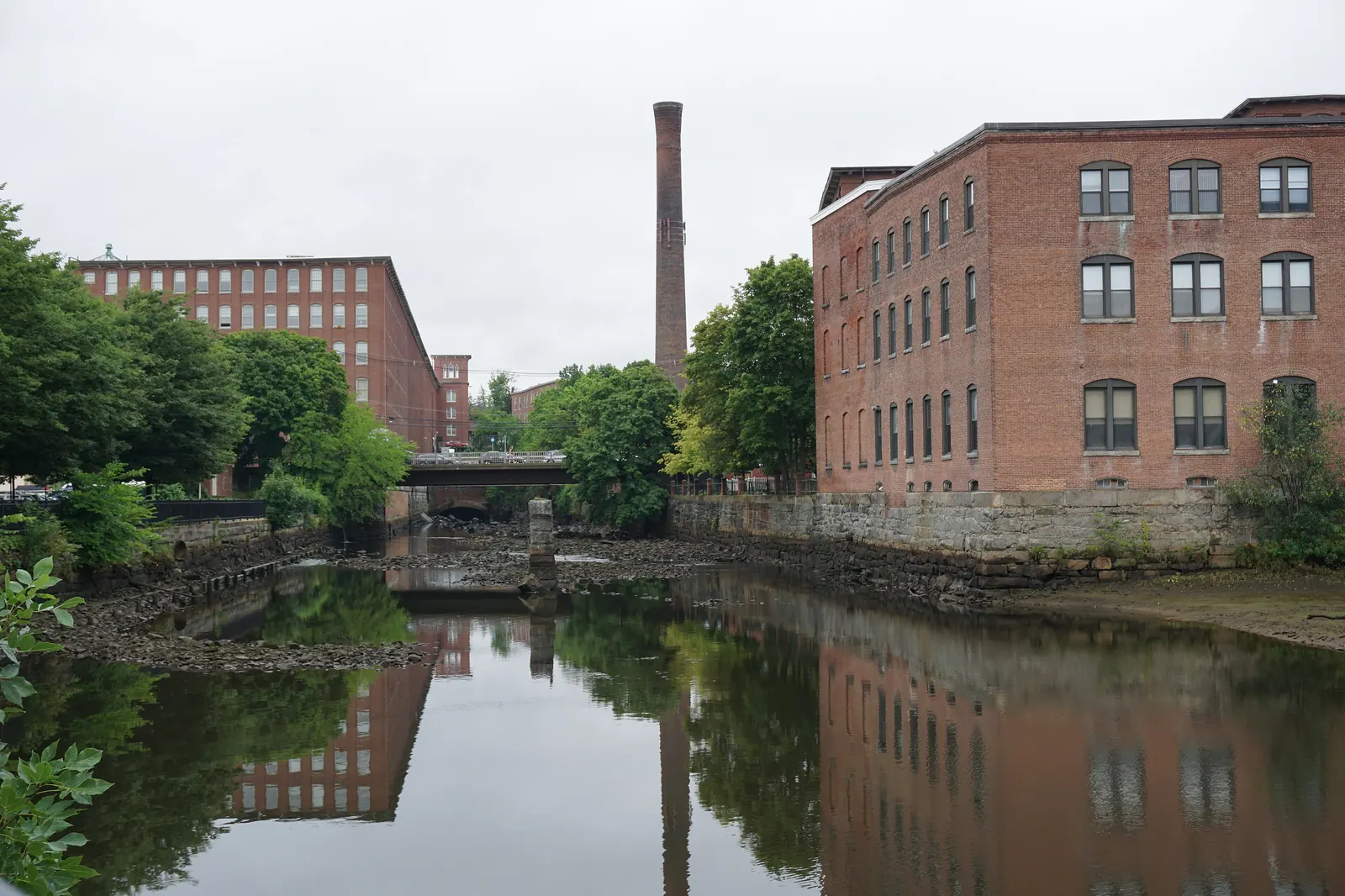 Dover mills on the Cocheco River