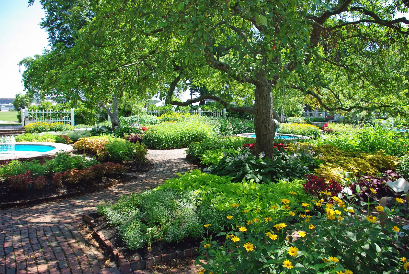 Prescott Park gardens, Portsmouth